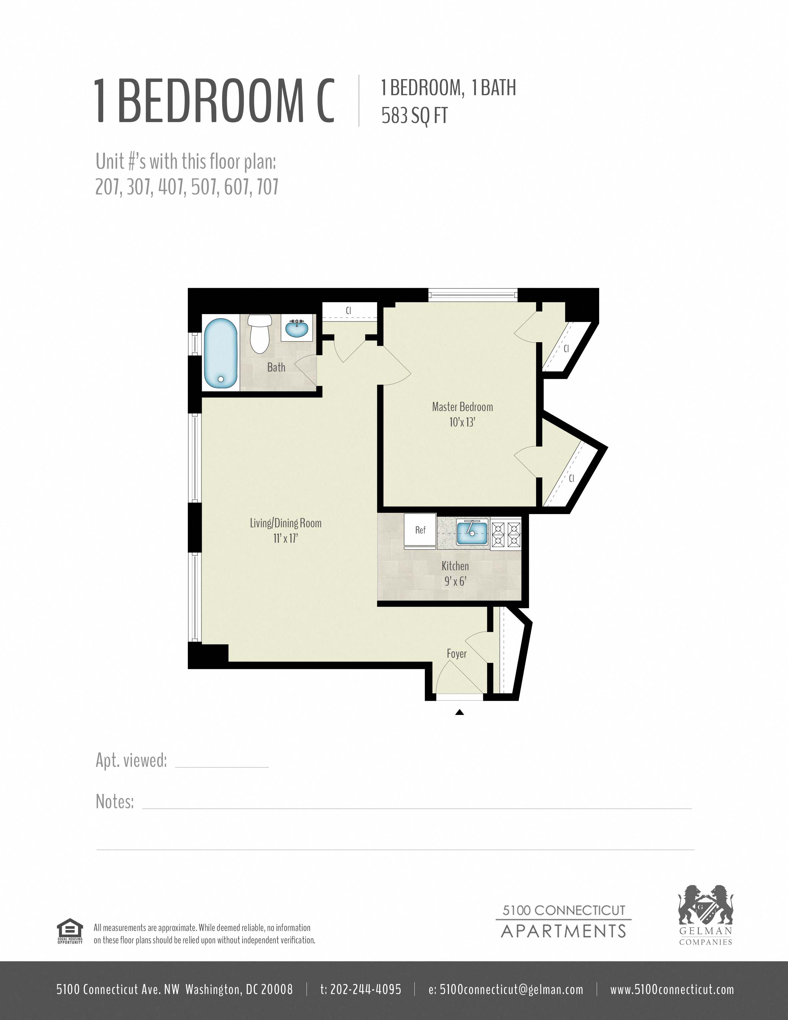 1 Bedroom Image